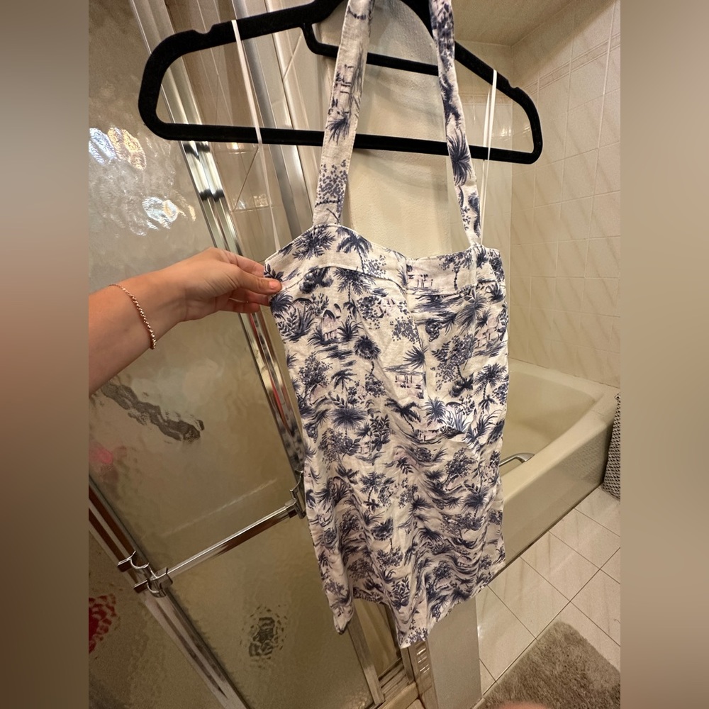 Abercrombie Mini Hawaian Print Halter Dress